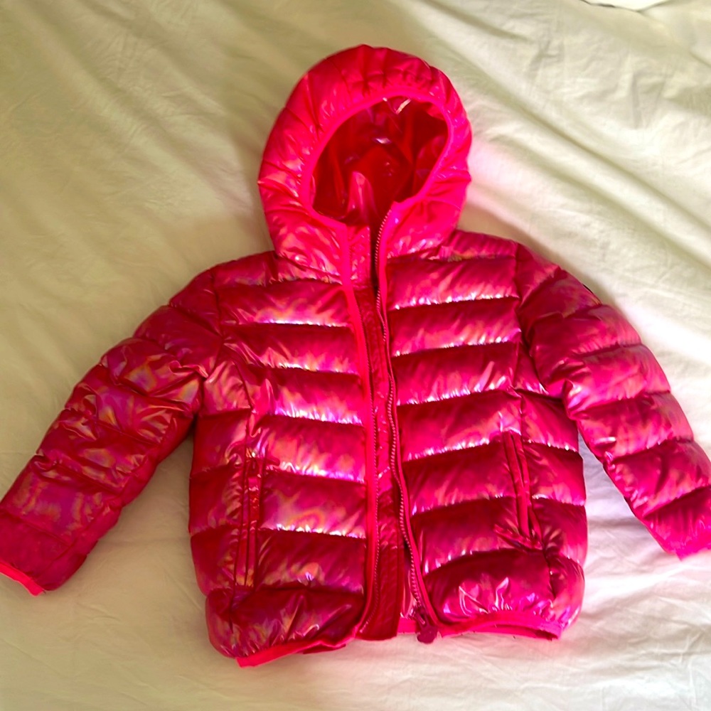 Appaman Puffy Coat bubblegum pink metallic toddler girls 4T💕